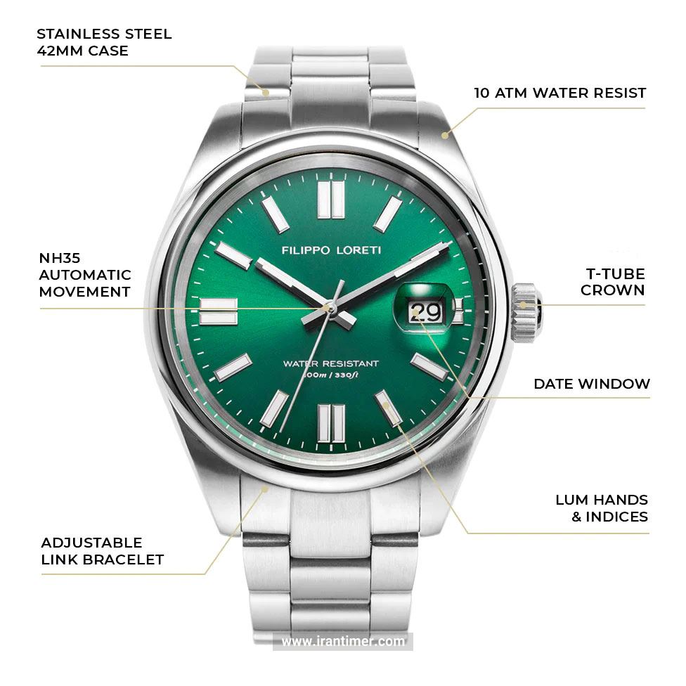 قیمت و خرید ساعت مچی مردانه فیلیپولورتی(Filippo Loreti) مدل FL00979 کلاسیک | اورجینال و اصلی
