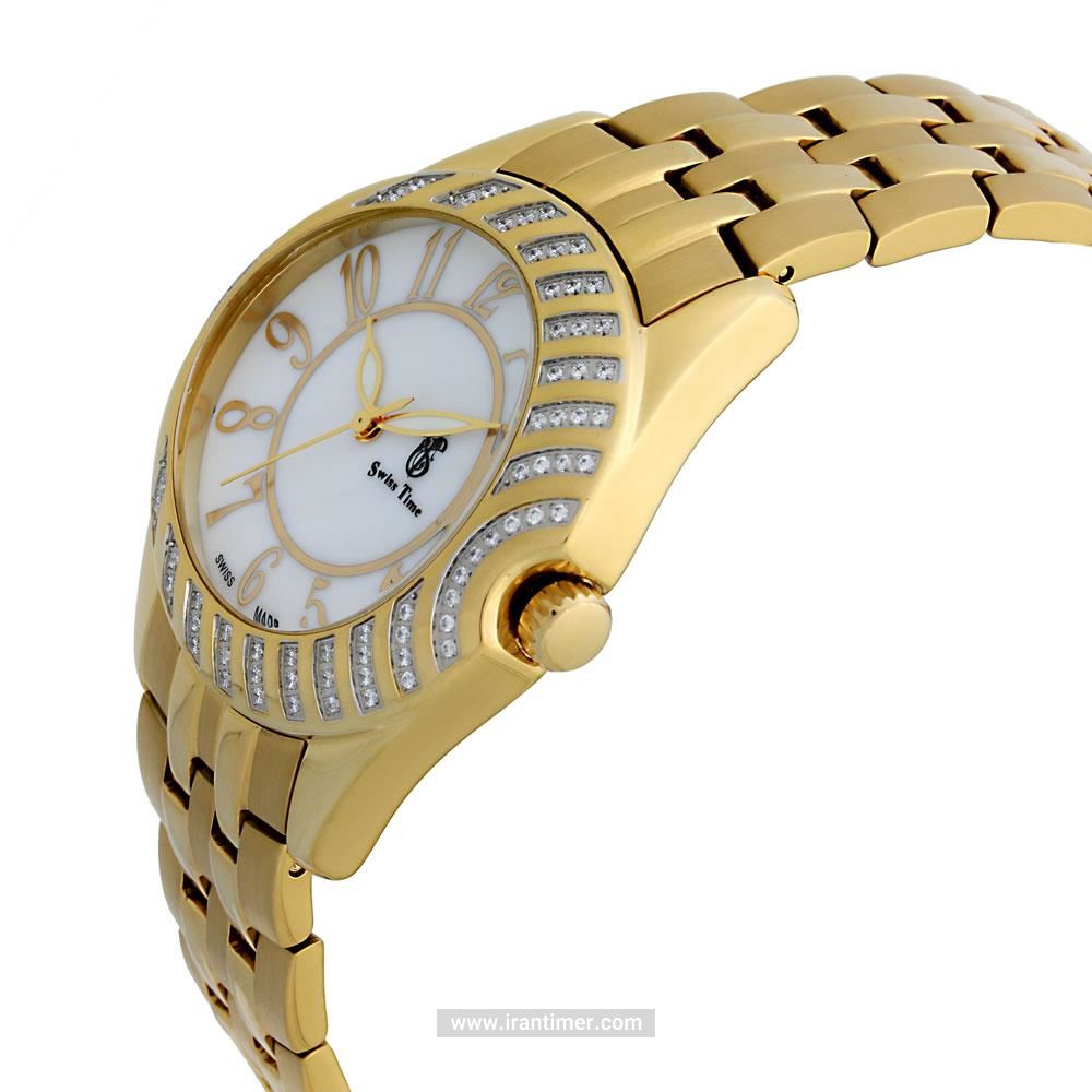 قیمت و خرید ساعت مچی زنانه سوئیس تایم(SWISS TIME) مدل ST 852-GP کلاسیک فشن | اورجینال و اصلی