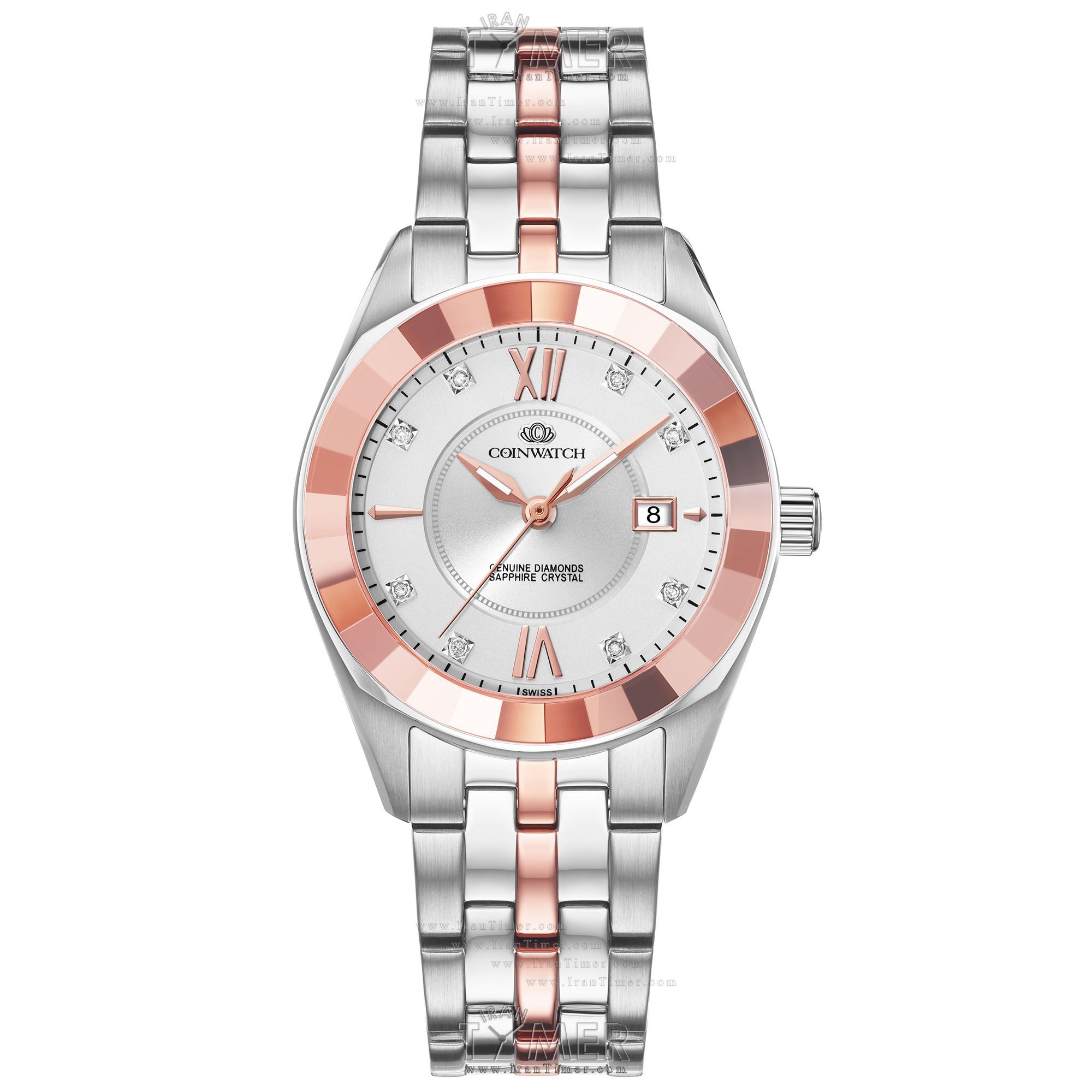 قیمت و خرید ساعت مچی زنانه کوین واچ(COINWATCH) مدل C156RWH کلاسیک | اورجینال و اصلی