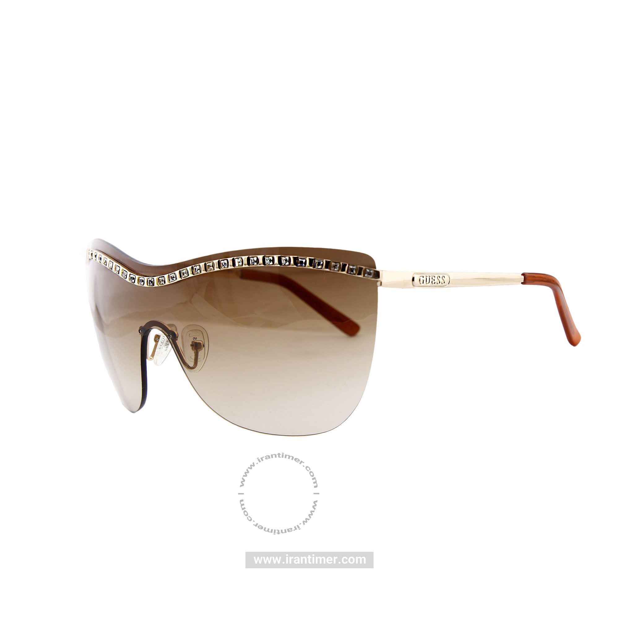 قیمت و خرید عینک آفتابی زنانه فشن خلبانی (guess) مدل GU7361GLD-34 | اورجینال و اصلی