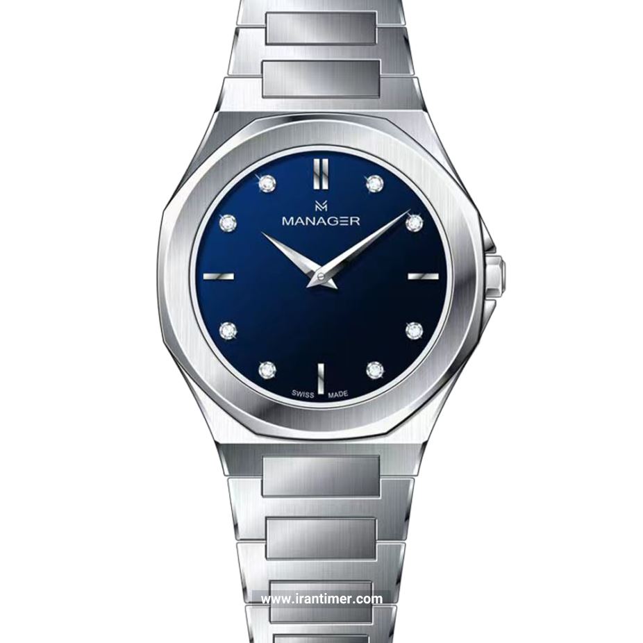 قیمت و خرید ساعت مچی زنانه منیجر(MANAGER) مدل MAN-RW-218-SM فشن | اورجینال و اصلی