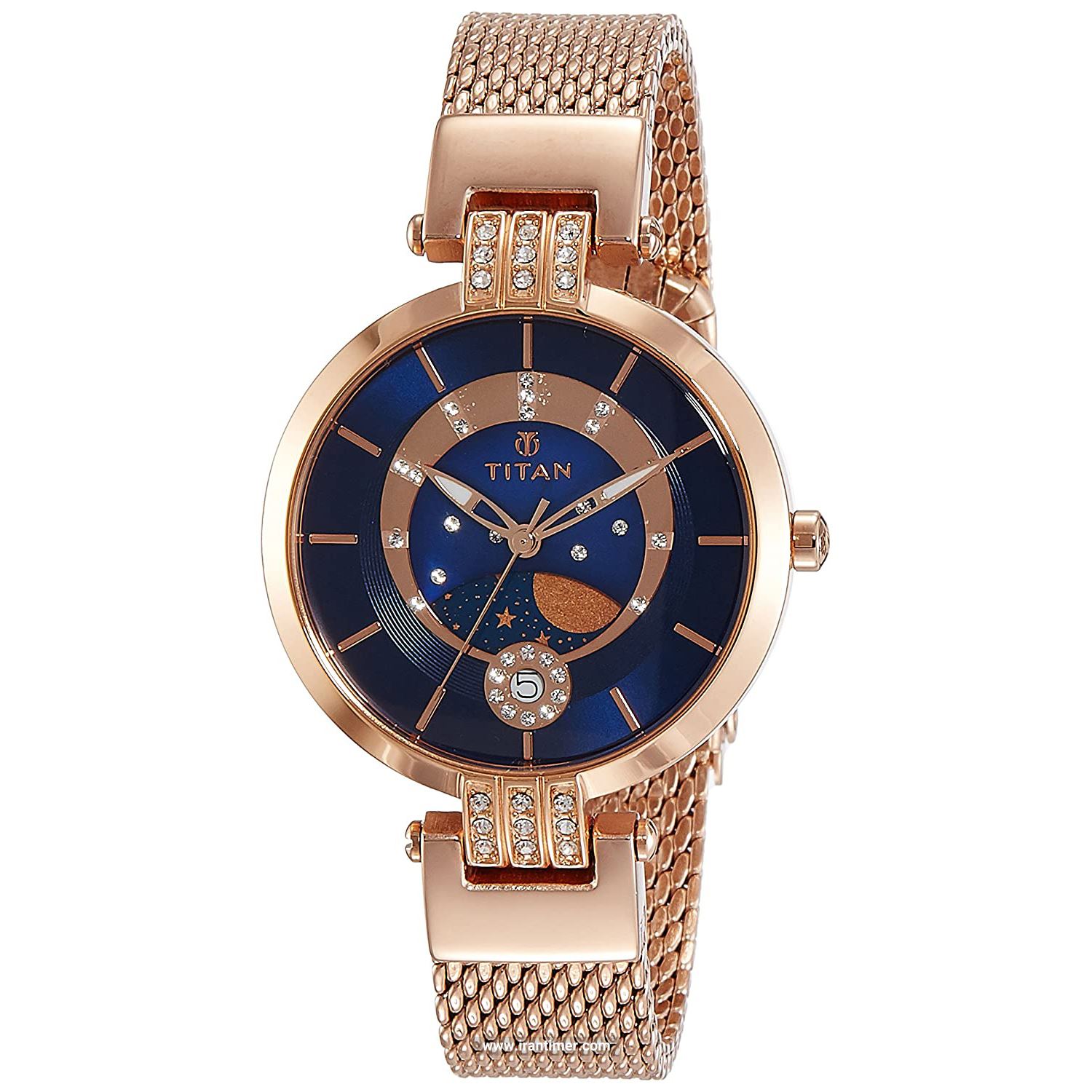 قیمت و خرید ساعت مچی زنانه تایتِن(TITAN) مدل T95014WM01 کلاسیک | اورجینال و اصلی