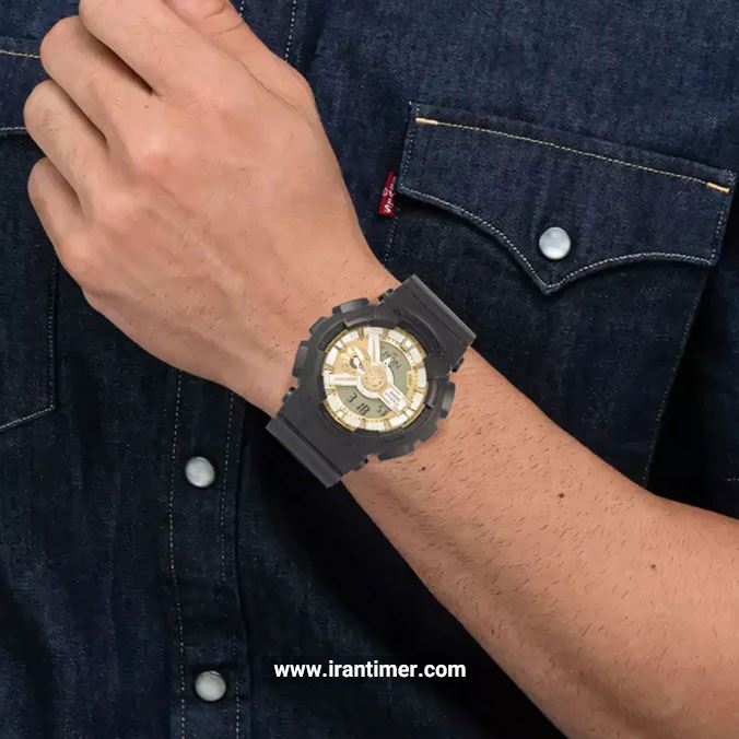 قیمت و خرید ساعت مچی مردانه کاسیو (CASIO) مدل GA-110CD-1A9DR اسپرت | اورجینال و اصلی