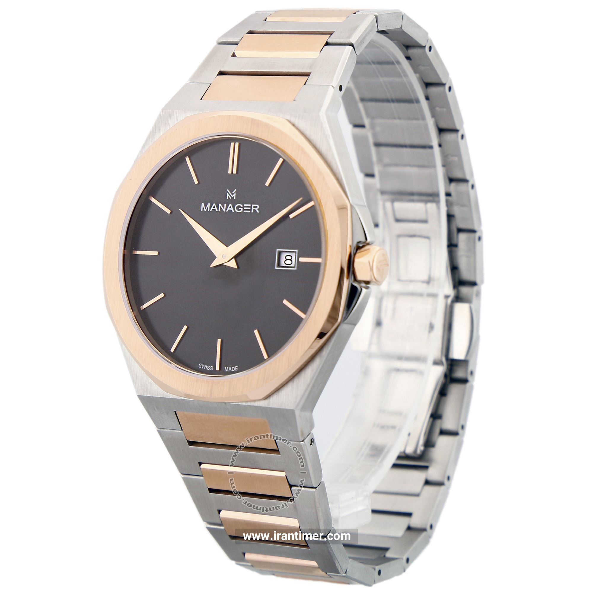 قیمت و خرید ساعت مچی مردانه منیجر(MANAGER) مدل MAN-RF-111-BRM کلاسیک | اورجینال و اصلی