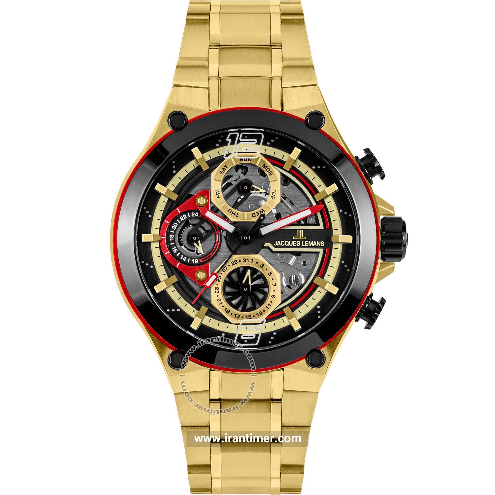 قیمت و خرید ساعت مچی مردانه ژاک لمن(JACQUES LEMANS) مدل 1-2150H کلاسیک | اورجینال و اصلی