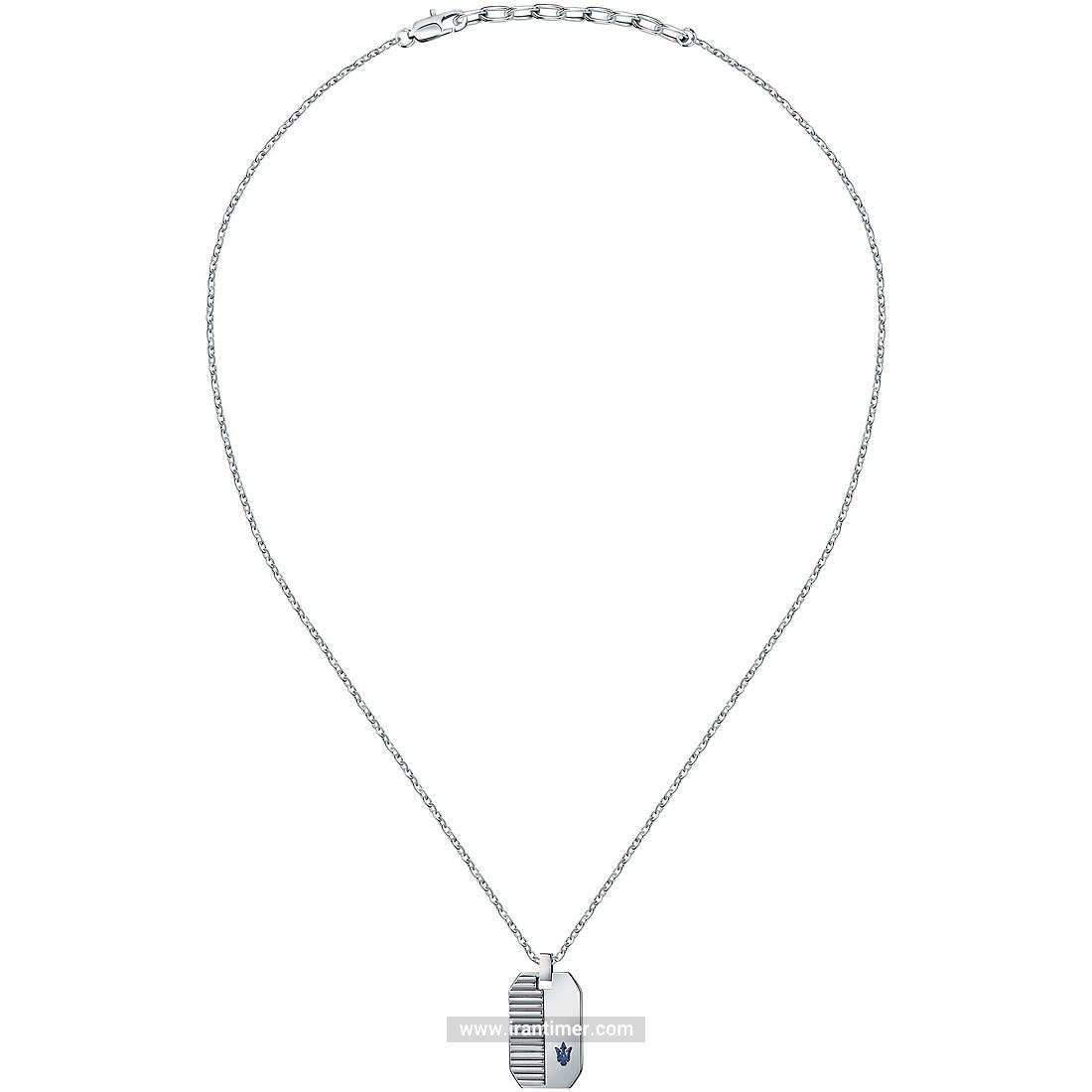 قیمت و خرید گردنبند مردانه مازراتی(MASERATI) مدل JM222AVD02 کلاسیک | اورجینال و اصلی