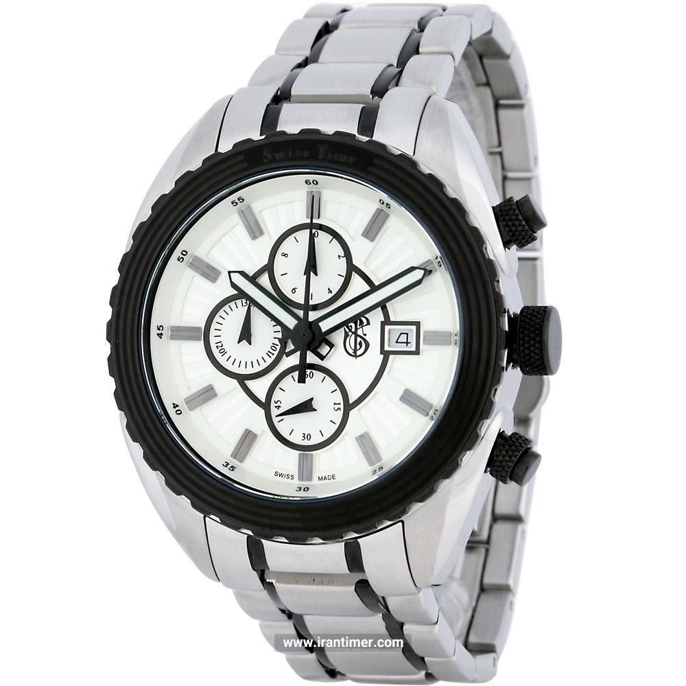 قیمت و خرید ساعت مچی مردانه سوئیس تایم(SWISS TIME) مدل ST 621-TTBl/Wh کلاسیک | اورجینال و اصلی