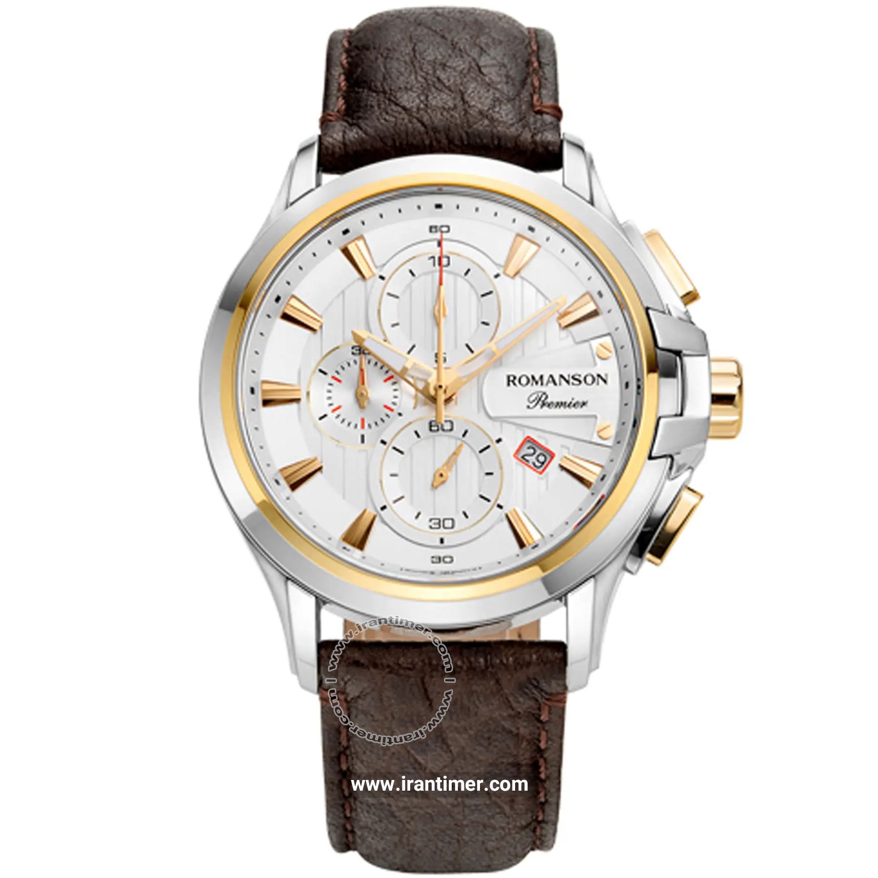 قیمت و خرید ساعت مچی مردانه رومانسون(ROMANSON) مدل PB3234HMNCASR5-W کلاسیک | اورجینال و اصلی