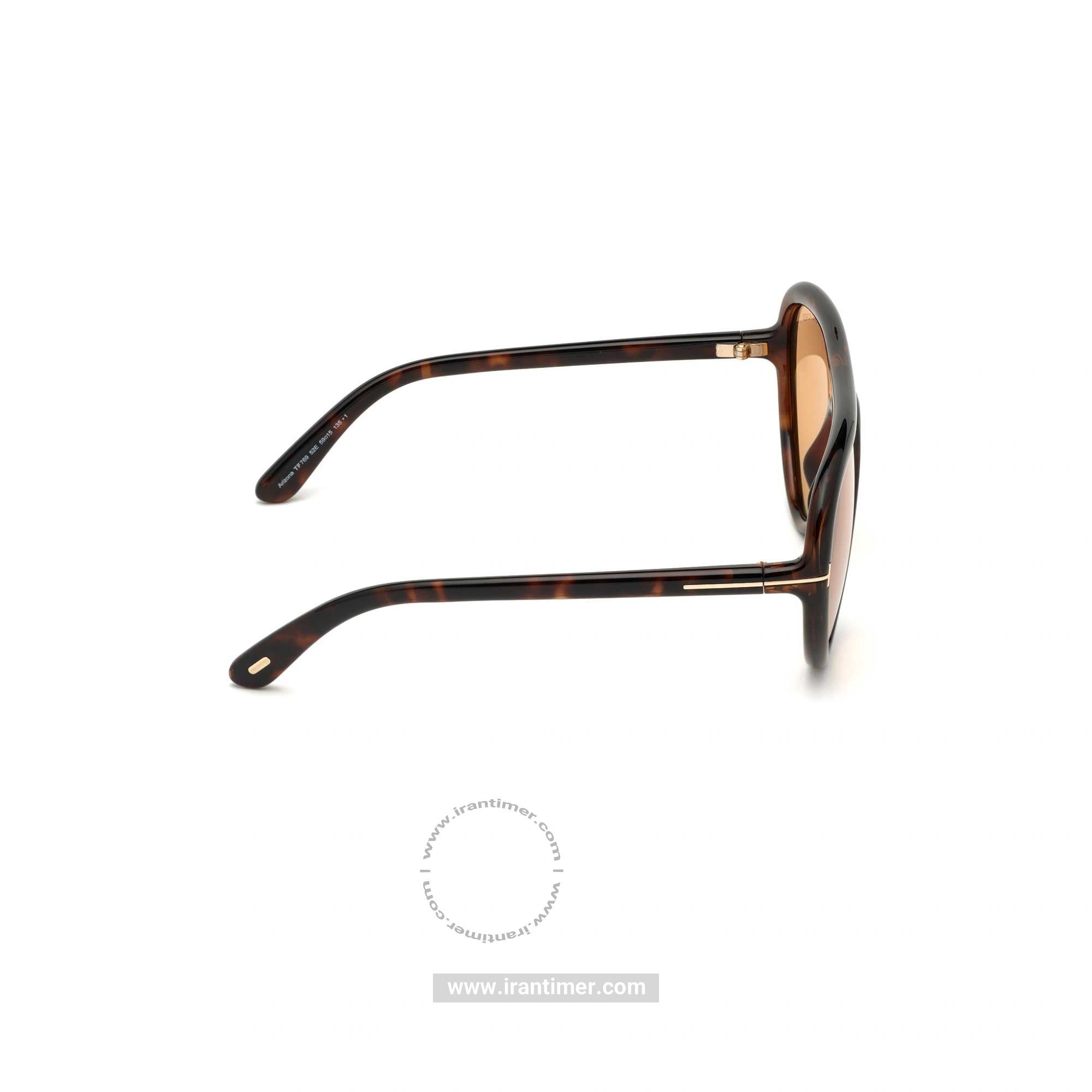 قیمت و خرید عینک آفتابی زنانه خلبانی (TOM FORD) مدل FT 0769 52E 59 | اورجینال و اصلی