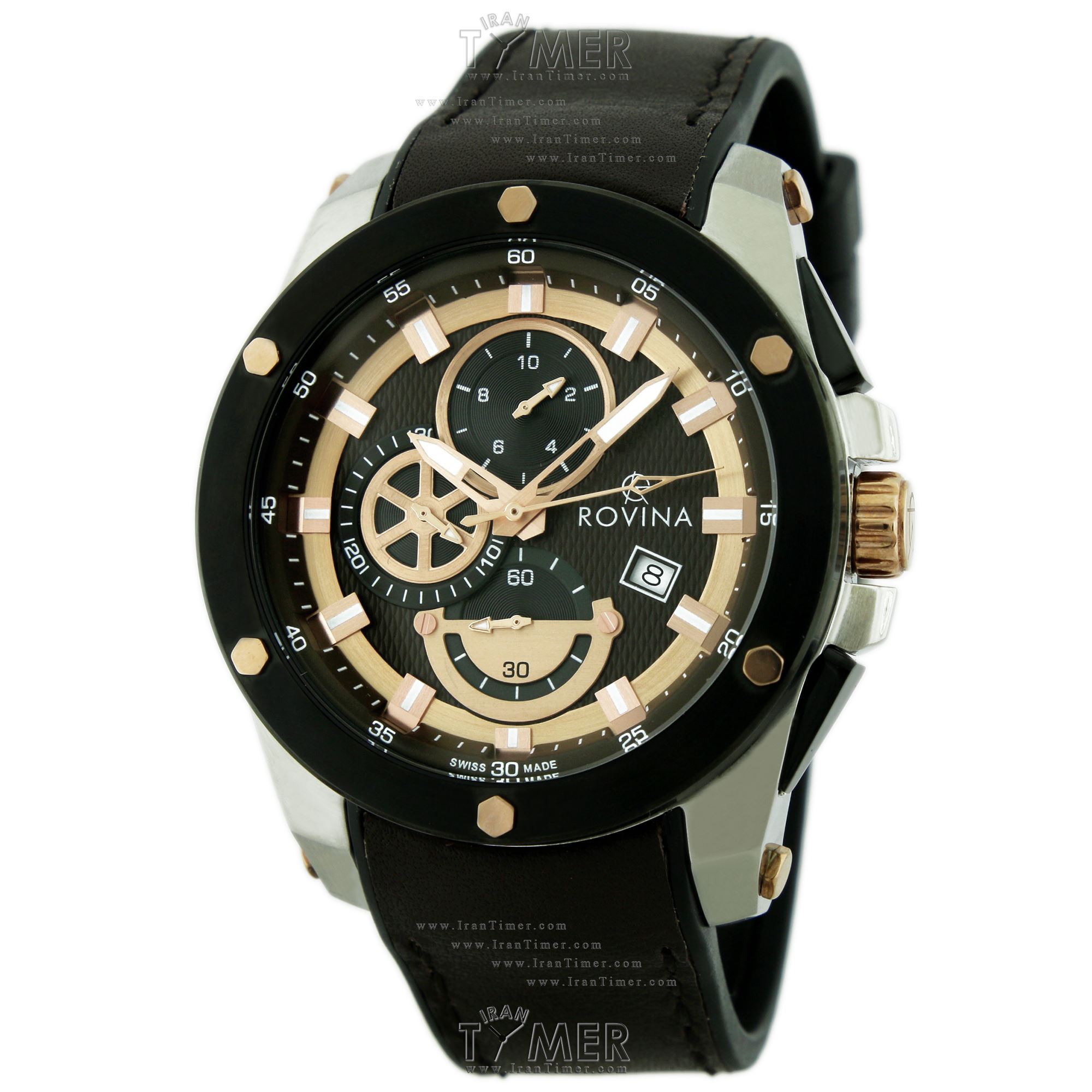 قیمت و خرید ساعت مچی مردانه رُوینا(ROVINA) مدل 51183G2SBR اسپرت | اورجینال و اصلی