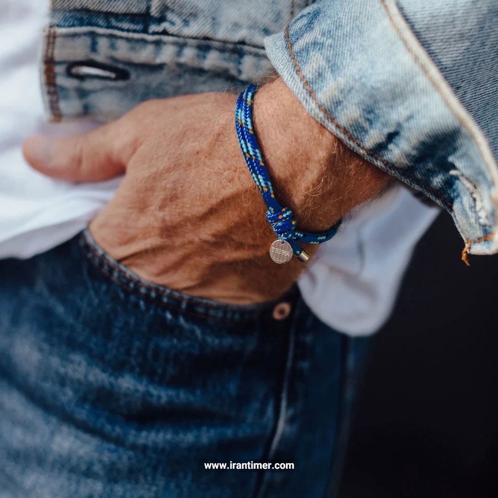 قیمت و خرید دستبند باز مردانه زنانه مشترک تریوا(TRIWA) مدل Ocean Plastic Bracelet Deep Blue اسپرت (ورزشی) | اورجینال و اصلی