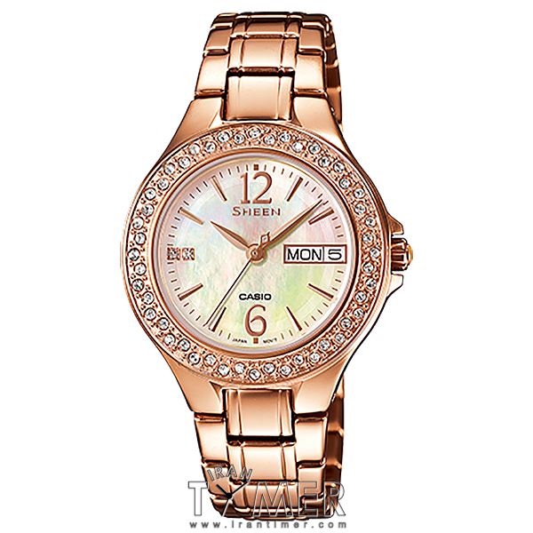 قیمت و خرید ساعت مچی زنانه کاسیو (CASIO) شین مدل SHE-4800PG-9AUDR کلاسیک | اورجینال و اصلی