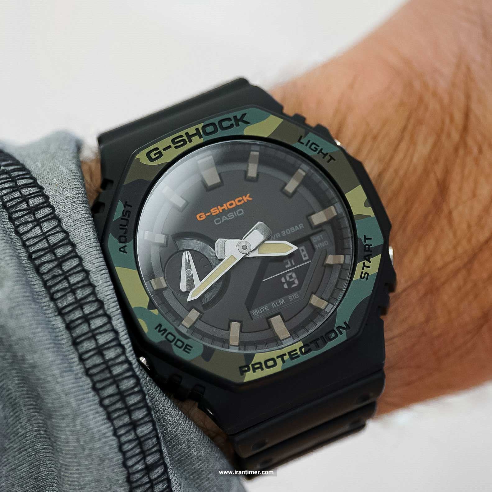 قیمت و خرید ساعت مچی مردانه کاسیو (CASIO) جی شاک مدل GA-2100SU-1ADR اسپرت | اورجینال و اصلی