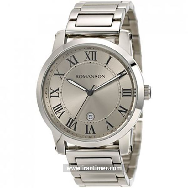 قیمت و خرید ساعت مچی مردانه رومانسون(ROMANSON) مدل TM0334MM1WBA5B-GRAY کلاسیک | اورجینال و اصلی
