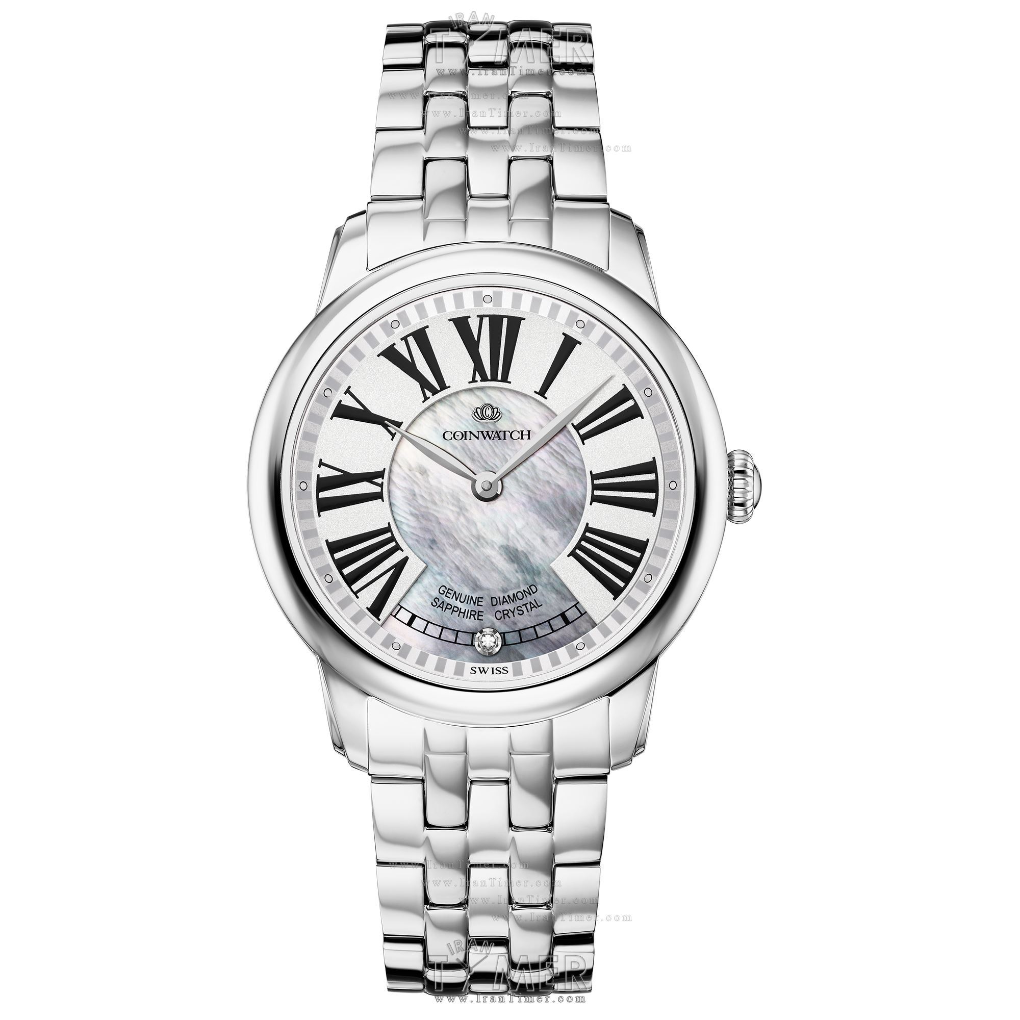 قیمت و خرید ساعت مچی زنانه کوین واچ(COINWATCH) مدل C158SWH کلاسیک | اورجینال و اصلی