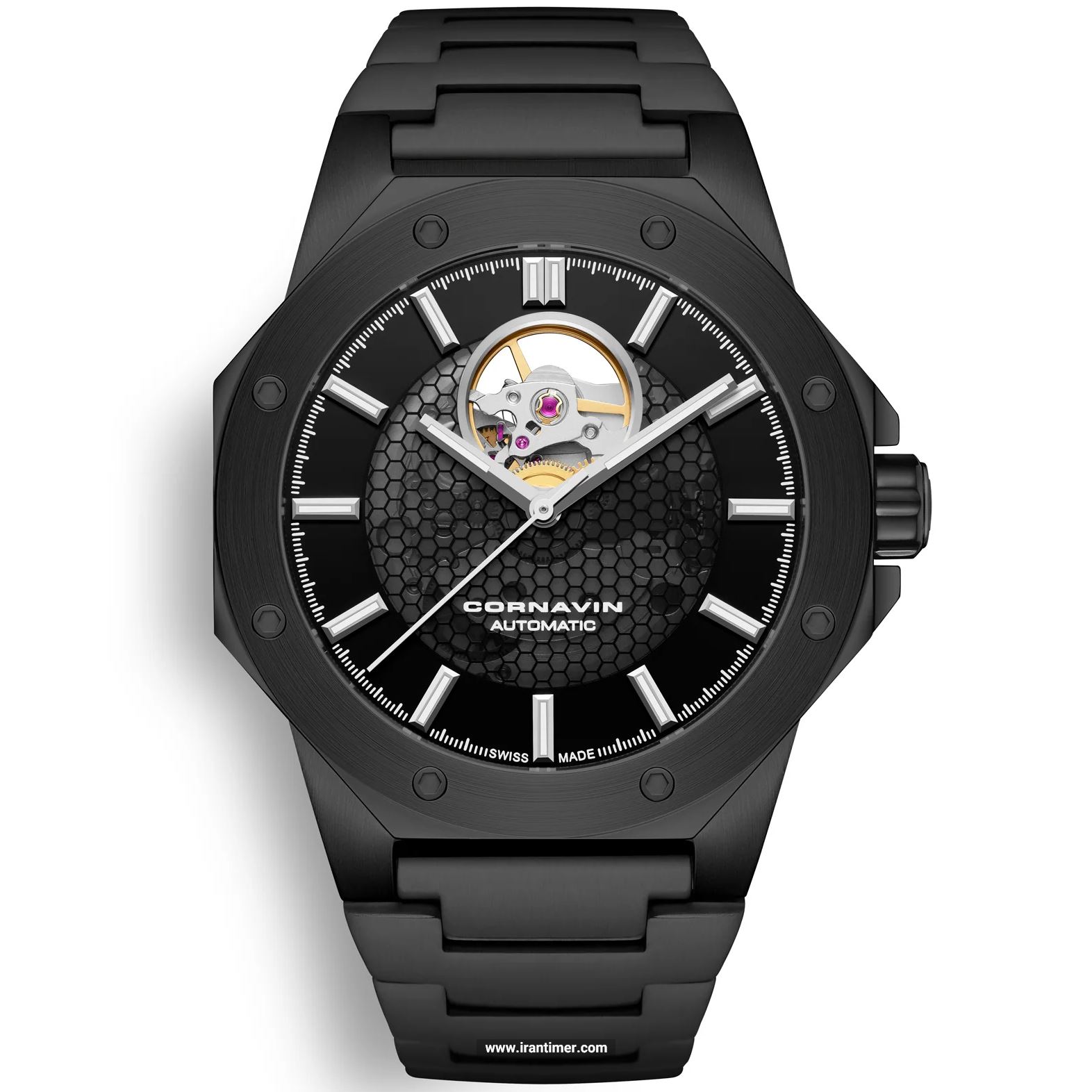 قیمت و خرید ساعت مچی مردانه کورناوین(CORNAVIN) مدل COR.OH.04.B کلاسیک | اورجینال و اصلی