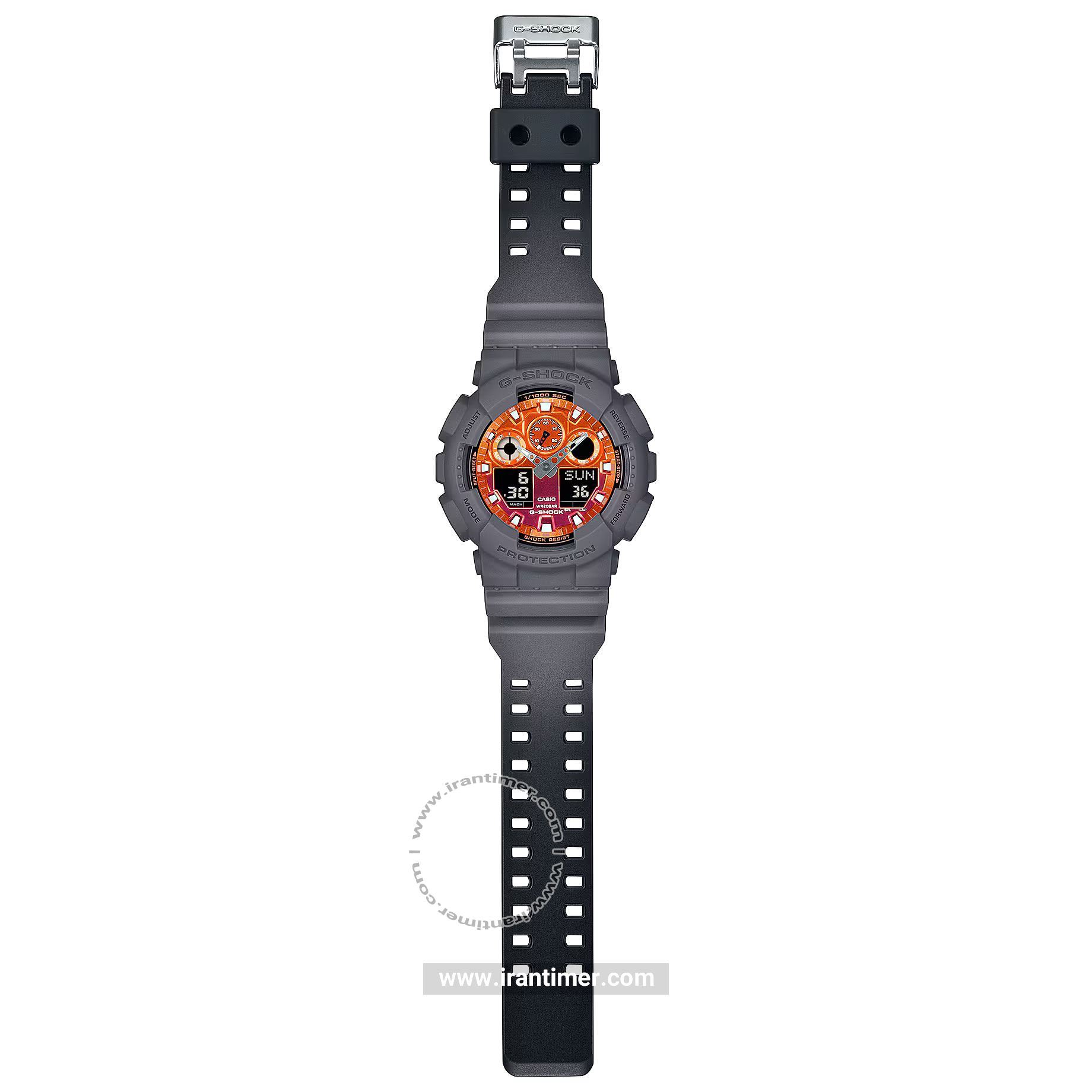 قیمت و خرید ساعت مچی مردانه کاسیو (CASIO) مدل GA-100FL-8ADR اسپرت | اورجینال و اصلی