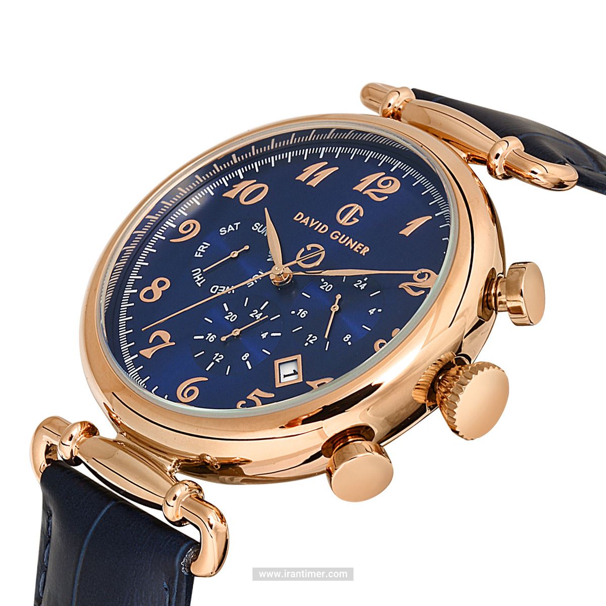 قیمت و خرید ساعت مچی مردانه دیوید گانر(David Guner) مدل DG-8384GB-T3 کلاسیک | اورجینال و اصلی