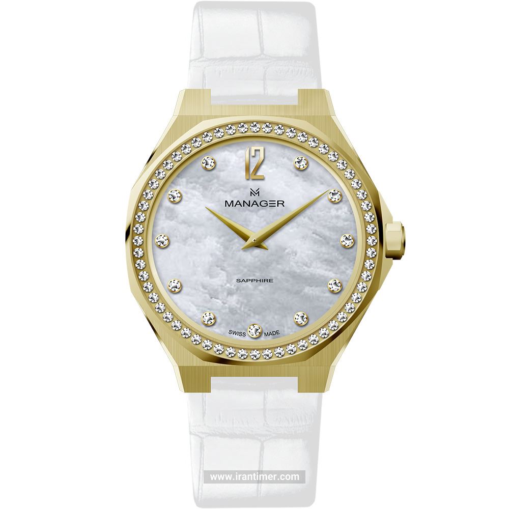 قیمت و خرید ساعت مچی زنانه منیجر(MANAGER) مدل MAN-RW-21-GL فشن | اورجینال و اصلی