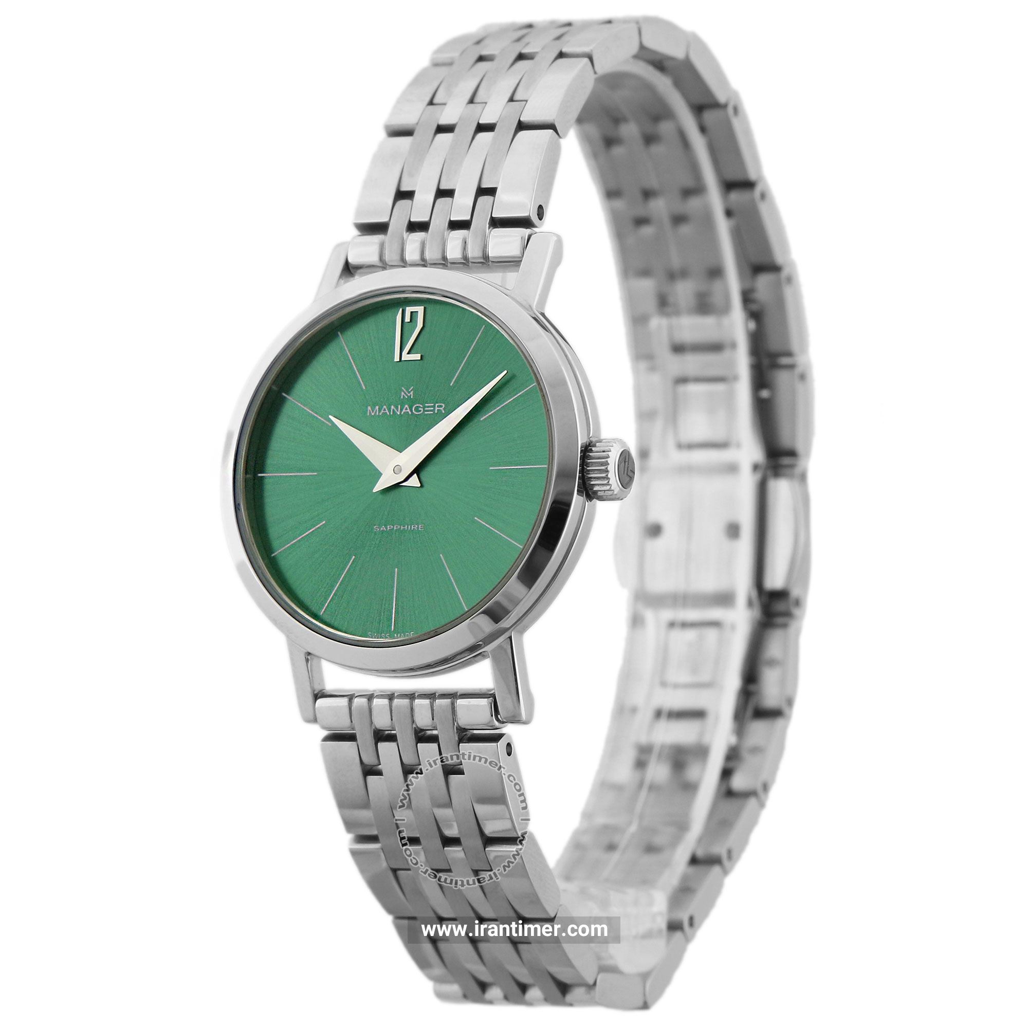 قیمت و خرید ساعت مچی زنانه منیجر(MANAGER) مدل MAN-PS-09-SM کلاسیک | اورجینال و اصلی