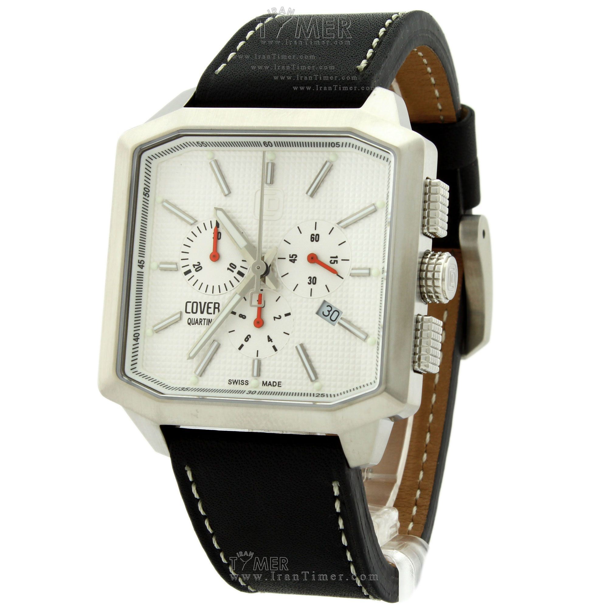 قیمت و خرید ساعت مچی مردانه کاور(COVER) مدل CO152.ST2LBK کلاسیک | اورجینال و اصلی