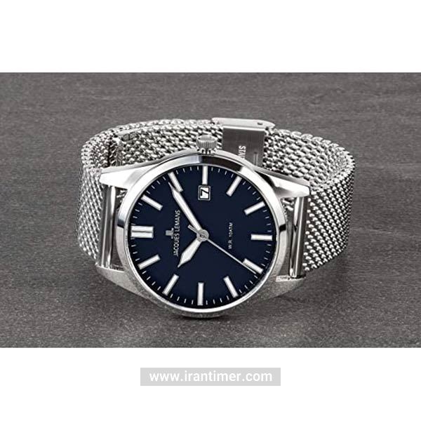 قیمت و خرید ساعت مچی مردانه ژاک لمن(JACQUES LEMANS) مدل 1-2002M کلاسیک | اورجینال و اصلی