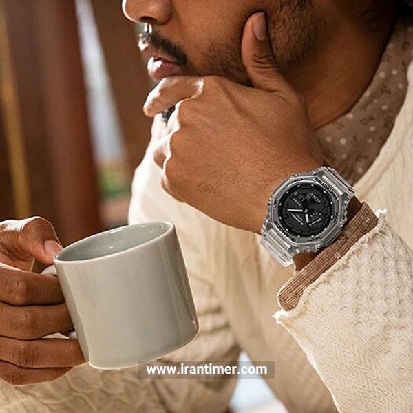 قیمت و خرید ساعت مچی مردانه زنانه کاسیو (CASIO) جی شاک مدل GA-2100SKE-7ADR | اورجینال و اصلی