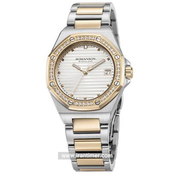 قیمت و خرید ساعت مچی زنانه رومانسون(ROMANSON) مدل RM5BS003QLCCA11G-W فشن | اورجینال و اصلی