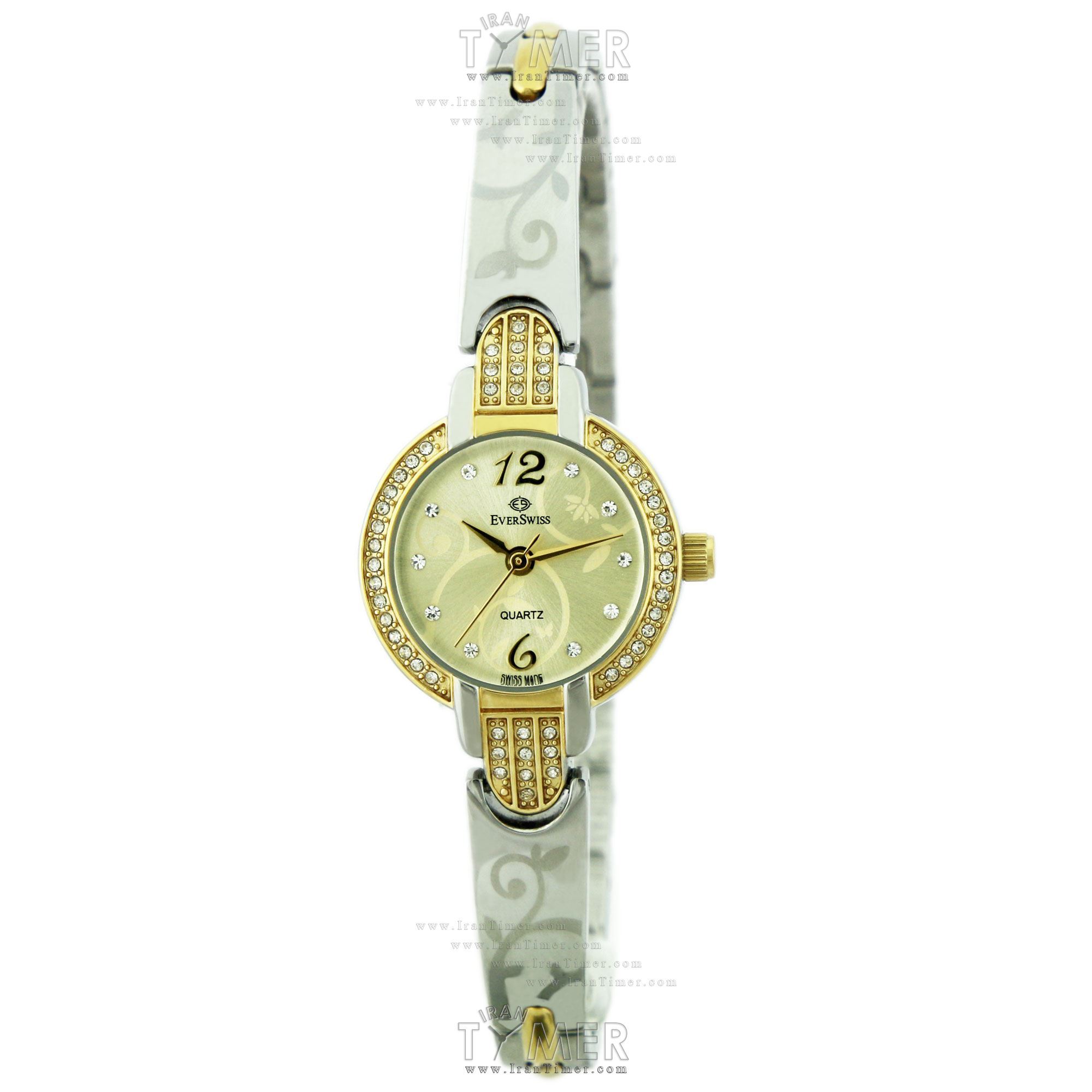 قیمت و خرید ساعت مچی زنانه اورسوئیس(EVER SWISS) مدل 1686-246D کلاسیک فشن | اورجینال و اصلی