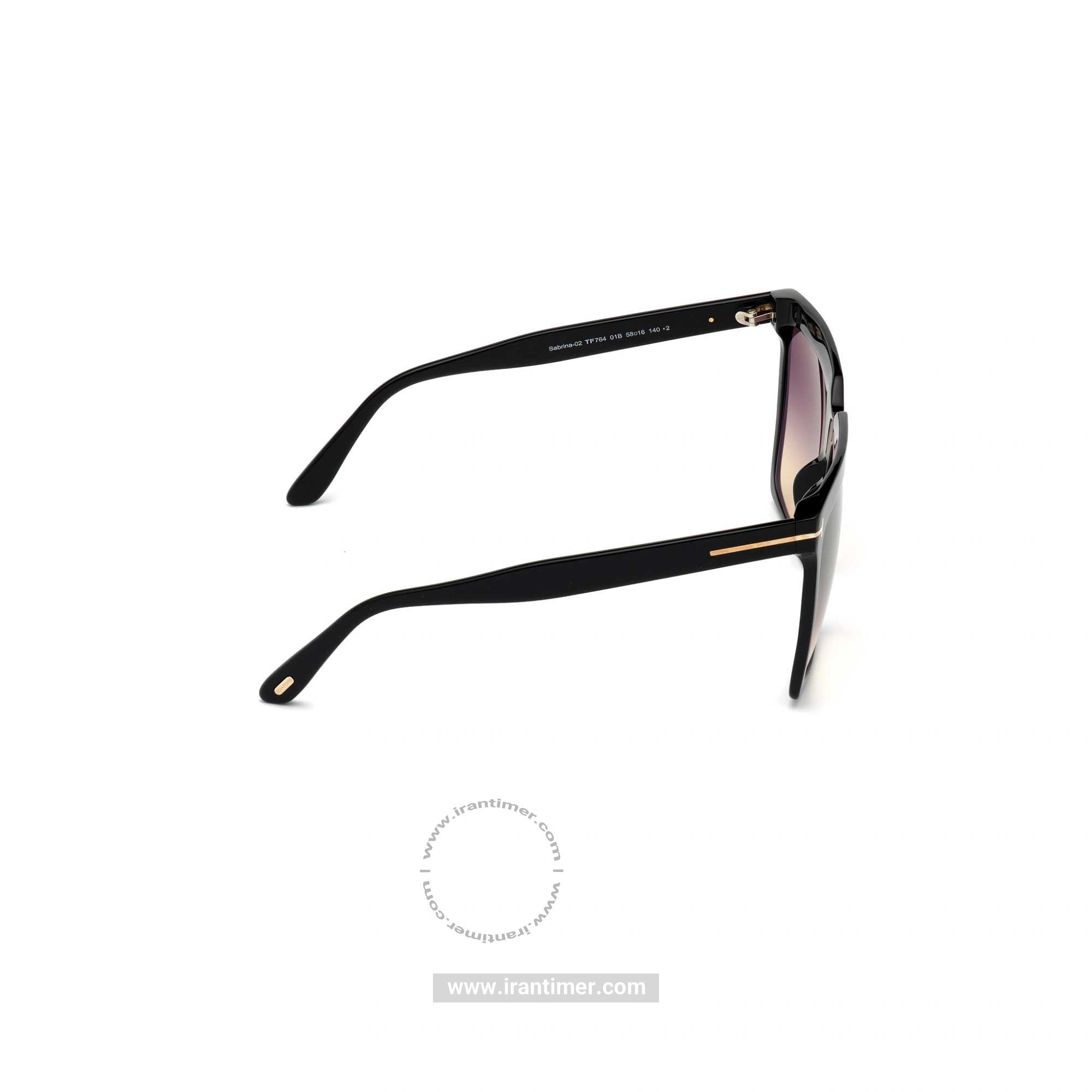 قیمت و خرید عینک آفتابی زنانه کلاسیک (TOM FORD) مدل FT 0764 01B 58 | اورجینال و اصلی