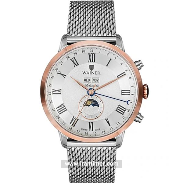 قیمت و خرید ساعت مچی مردانه واینر(WAINER) مدل WA.25045-B کلاسیک | اورجینال و اصلی