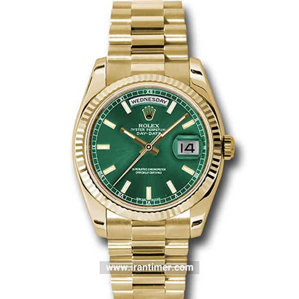 قیمت و خرید ساعت مچی مردانه رولکس(Rolex) مدل 118238 grip Green کلاسیک | اورجینال و اصلی
