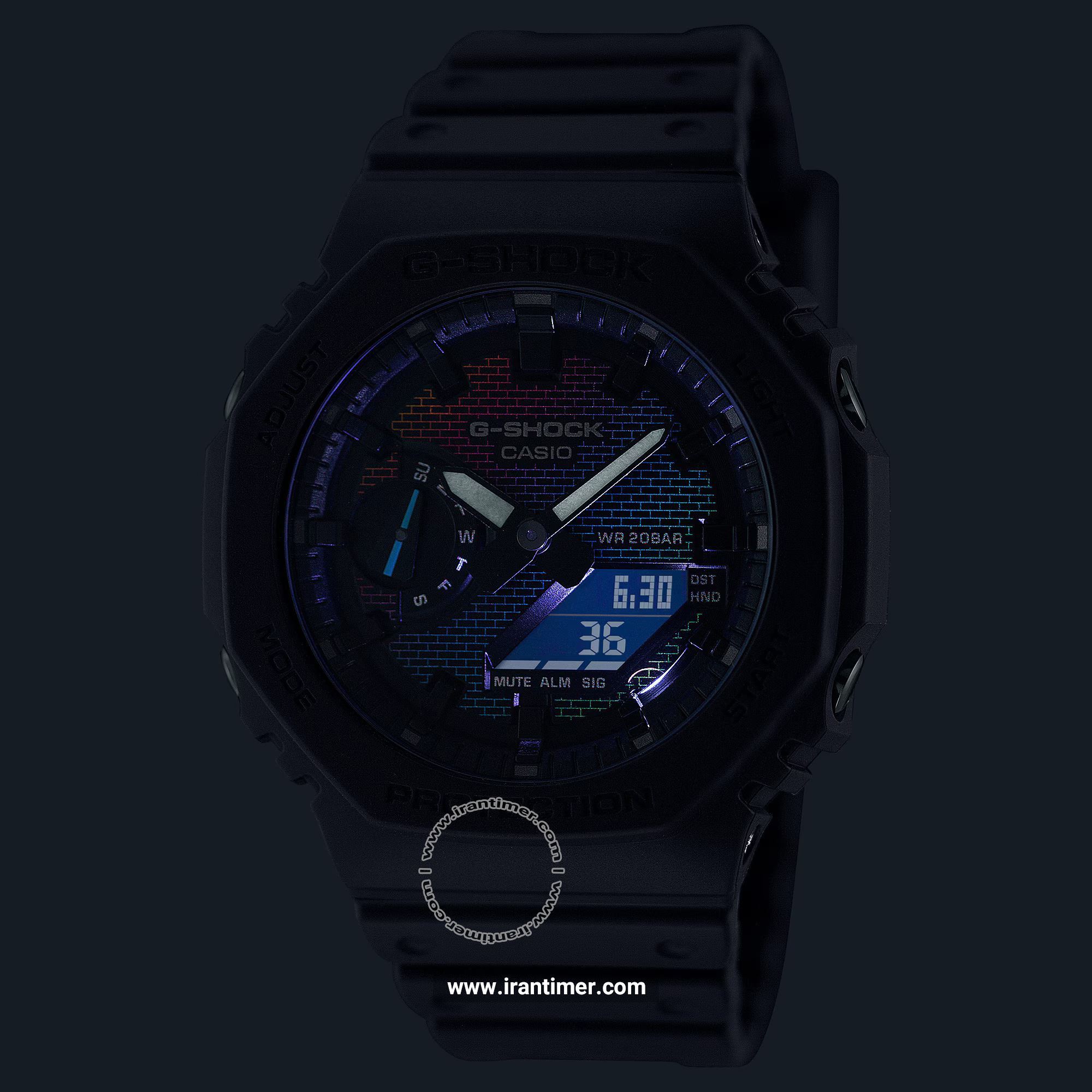 قیمت و خرید ساعت مچی مردانه کاسیو (CASIO) جی شاک مدل GA-2100RW-1ADR اسپرت | اورجینال و اصلی