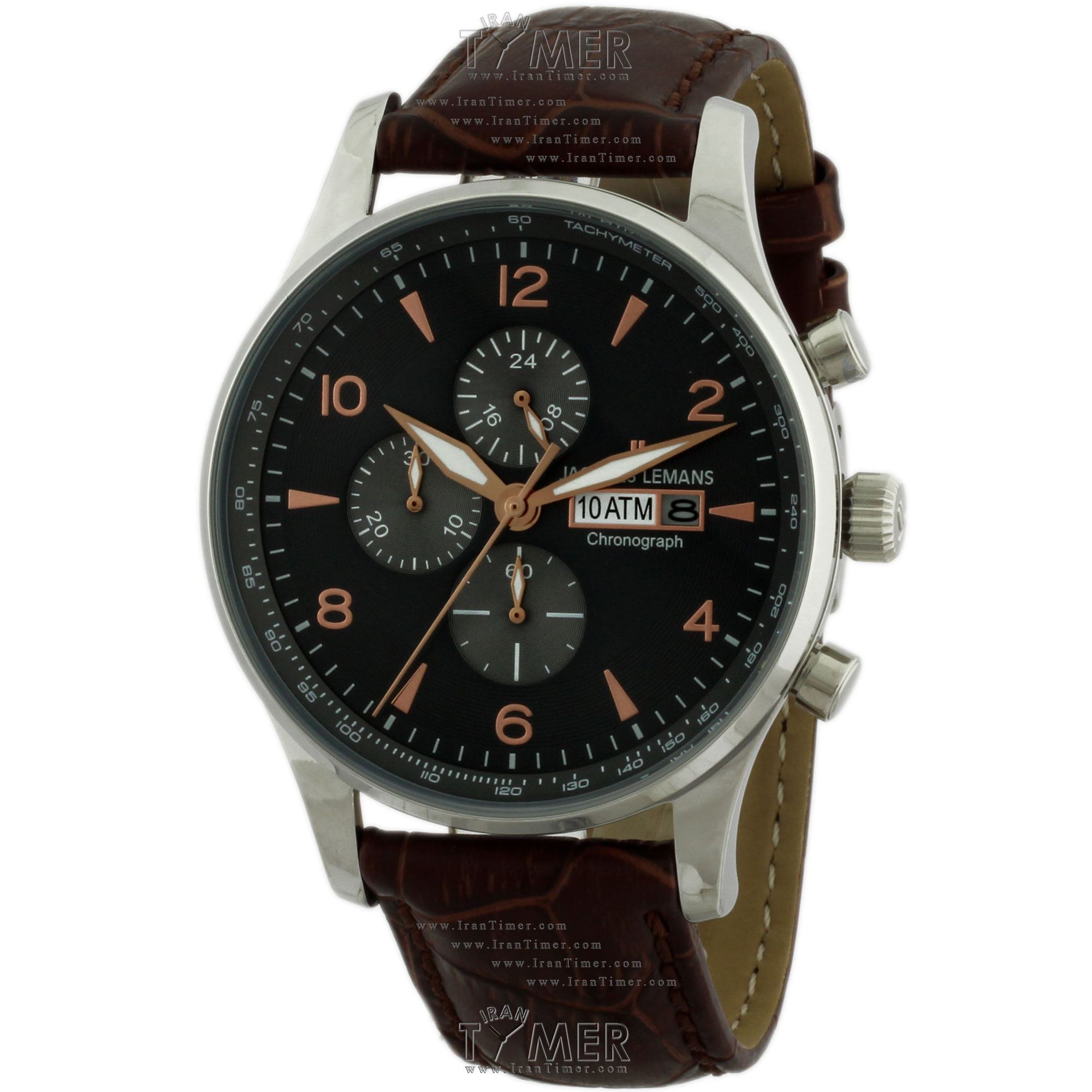 قیمت و خرید ساعت مچی مردانه ژاک لمن(JACQUES LEMANS) مدل 1-1844D کلاسیک | اورجینال و اصلی