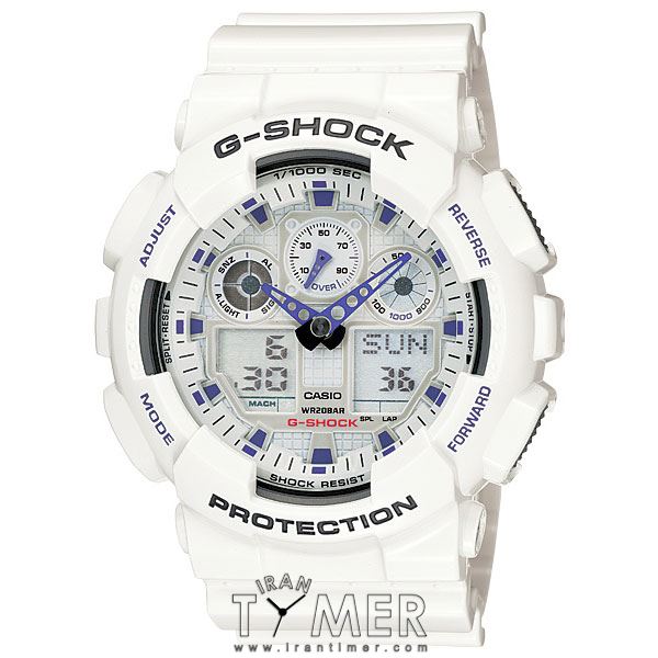 قیمت و خرید ساعت مچی مردانه کاسیو (CASIO) جی شاک مدل GA-100A-7ADR اسپرت | اورجینال و اصلی