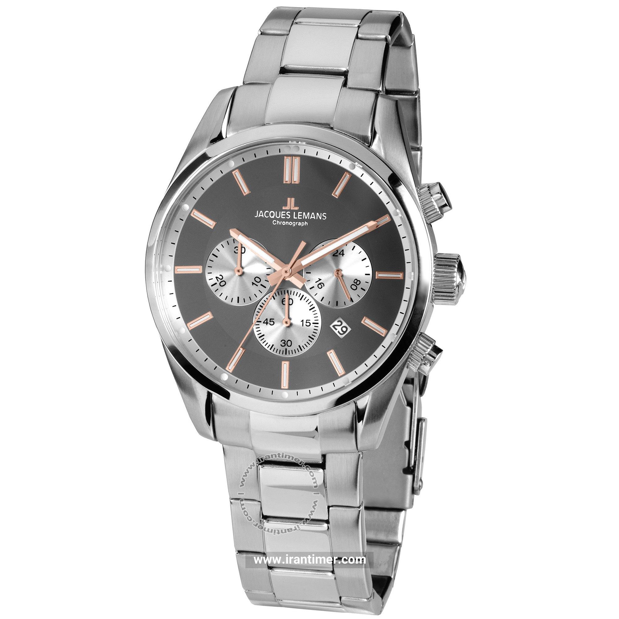 قیمت و خرید ساعت مچی مردانه ژاک لمن(JACQUES LEMANS) مدل 42-6.1G کلاسیک | اورجینال و اصلی