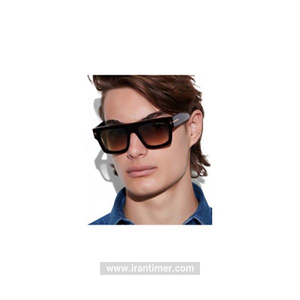 قیمت و خرید عینک آفتابی مردانه کلاسیک (TOM FORD) مدل FT07110 52F 53 | اورجینال و اصلی