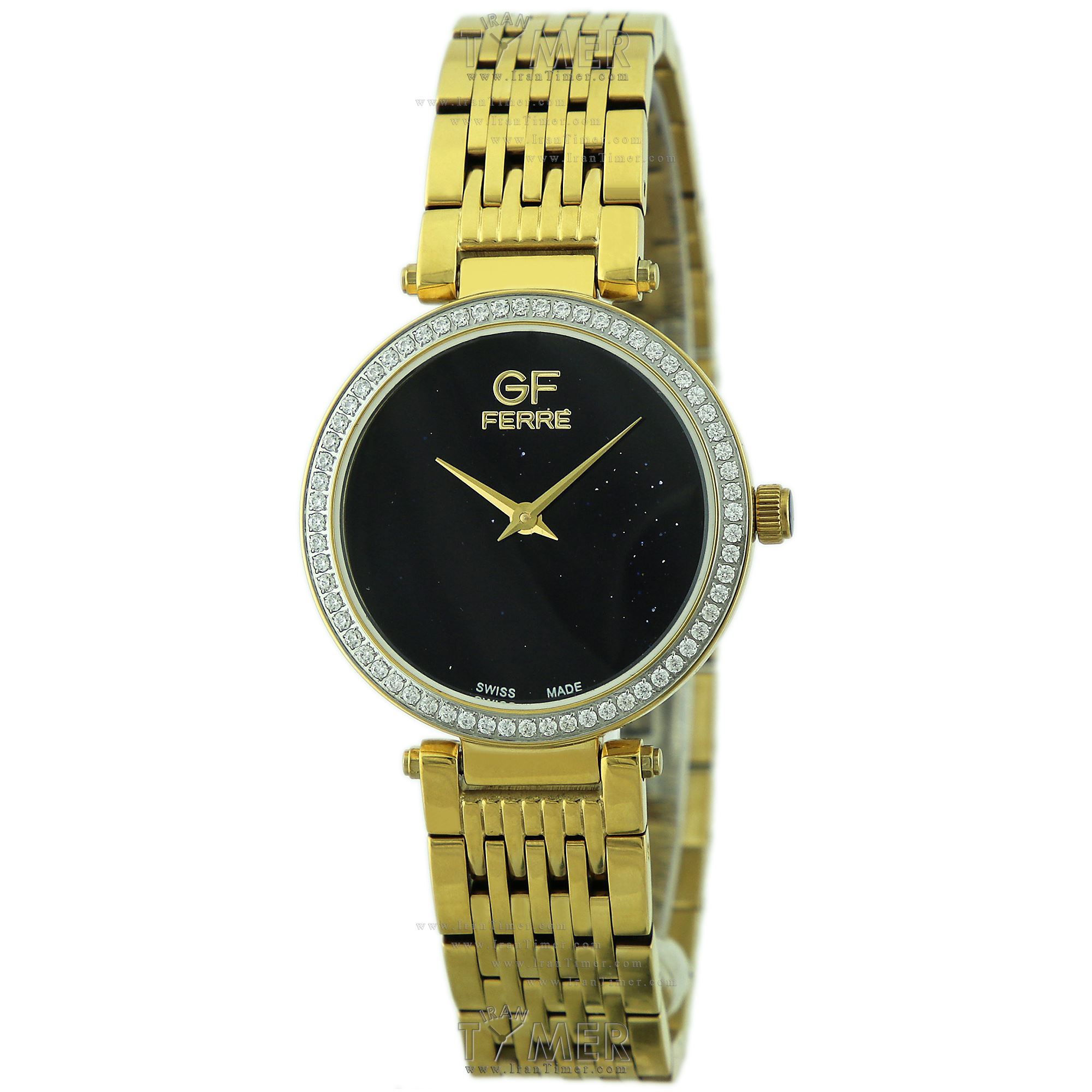 قیمت و خرید ساعت مچی زنانه جی اف فره(GF FERRE) مدل GF.GP74761.1.1 کلاسیک فشن | اورجینال و اصلی