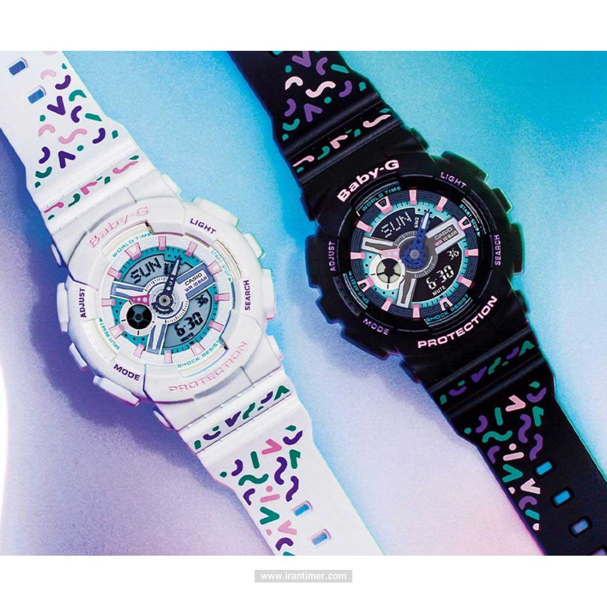 قیمت و خرید ساعت مچی کاسیو (CASIO) بیبی جی مدل BA-110TH-7ADR اسپرت | اورجینال و اصلی