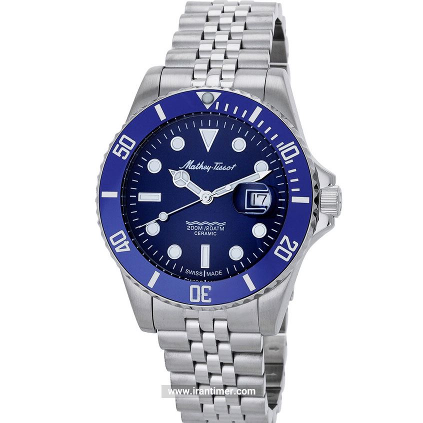 قیمت و خرید ساعت مچی مردانه متی تیسوت(MATHEY TISSOT) مدل H901CRABU کلاسیک | اورجینال و اصلی