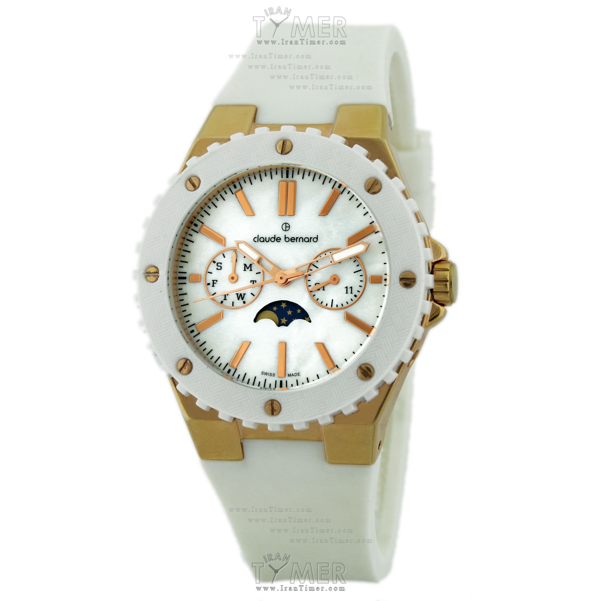 قیمت و خرید ساعت مچی زنانه کلودبرنارد(CLAUDE BERNARD) مدل 40001-R255W کلاسیک | اورجینال و اصلی