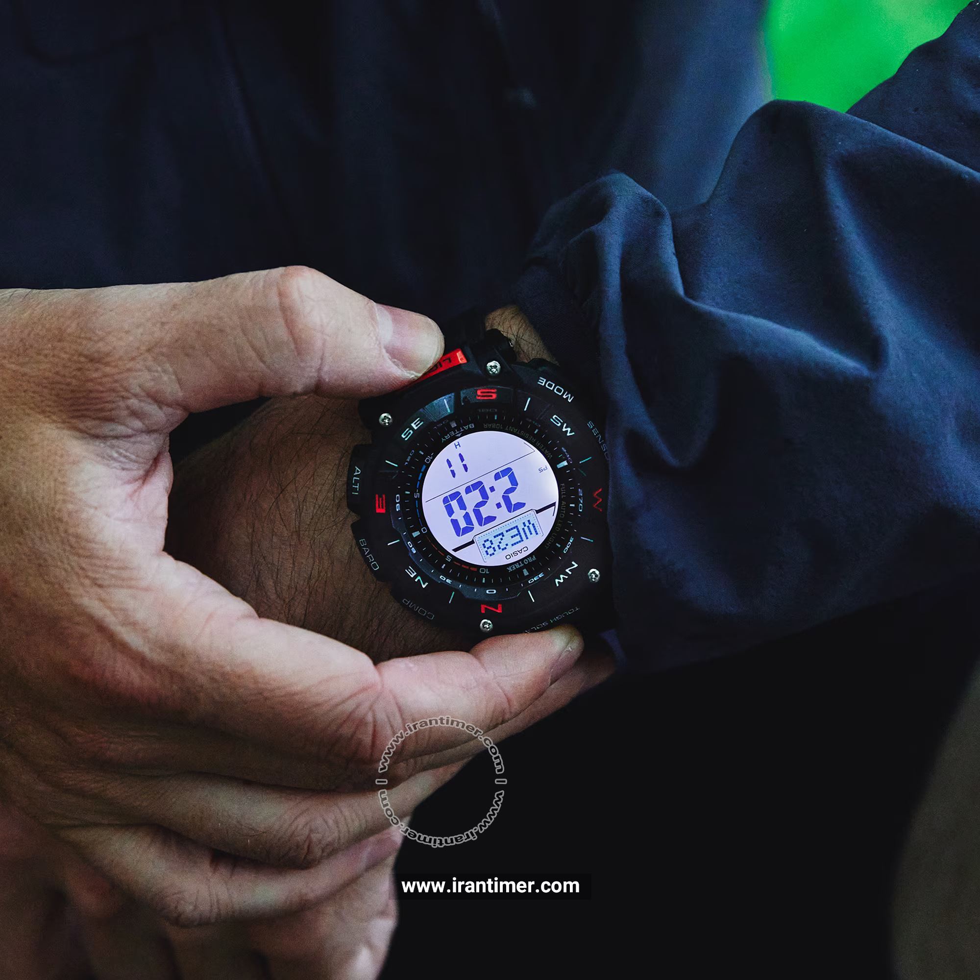 قیمت و خرید ساعت مچی مردانه کاسیو (CASIO) پروترک مدل PRG-340-1DR اسپرت | اورجینال و اصلی