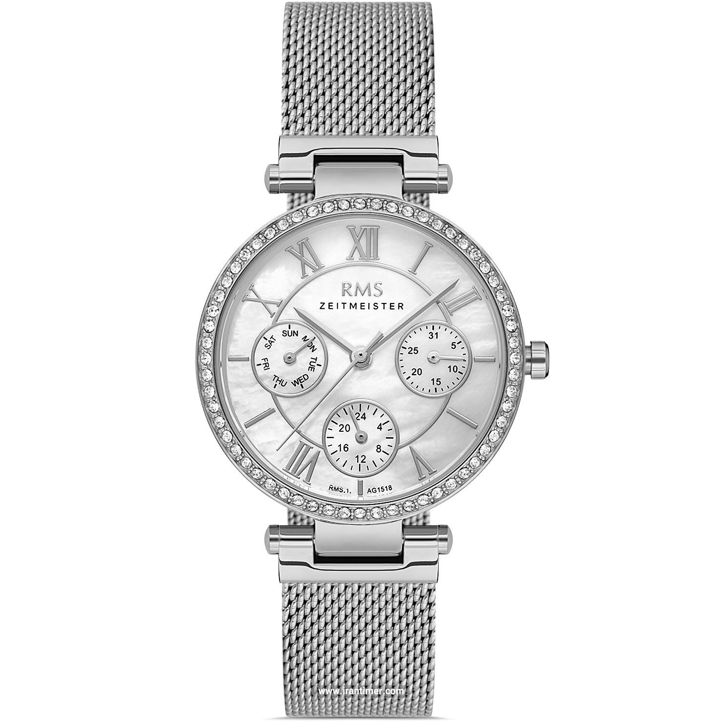 قیمت و خرید ساعت مچی زنانه آر ام اس زیمستر(RMS ZEITMEISTER) مدل RMS.1.AG1518.01 فشن | اورجینال و اصلی