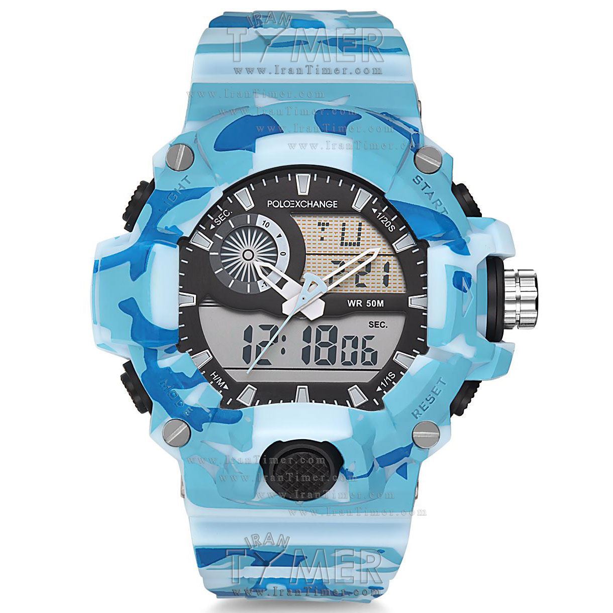 قیمت و خرید ساعت مچی مردانه پولو اکسچنج(POLO EXCHANGE) مدل PX-DR340ADM-04 اسپرت | اورجینال و اصلی
