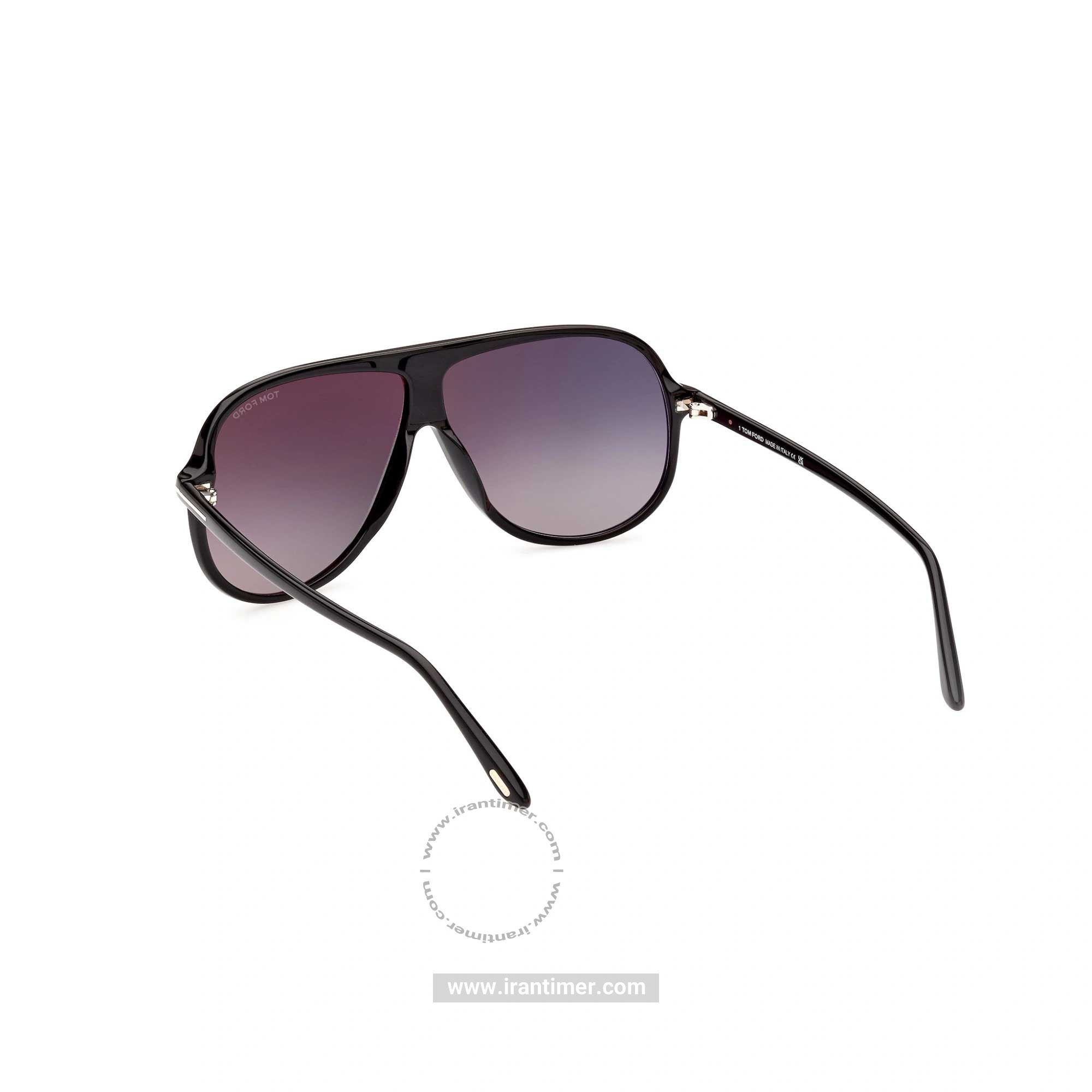 قیمت و خرید عینک آفتابی مردانه خلبانی (TOM FORD) مدل FT 0998 01B 62 | اورجینال و اصلی