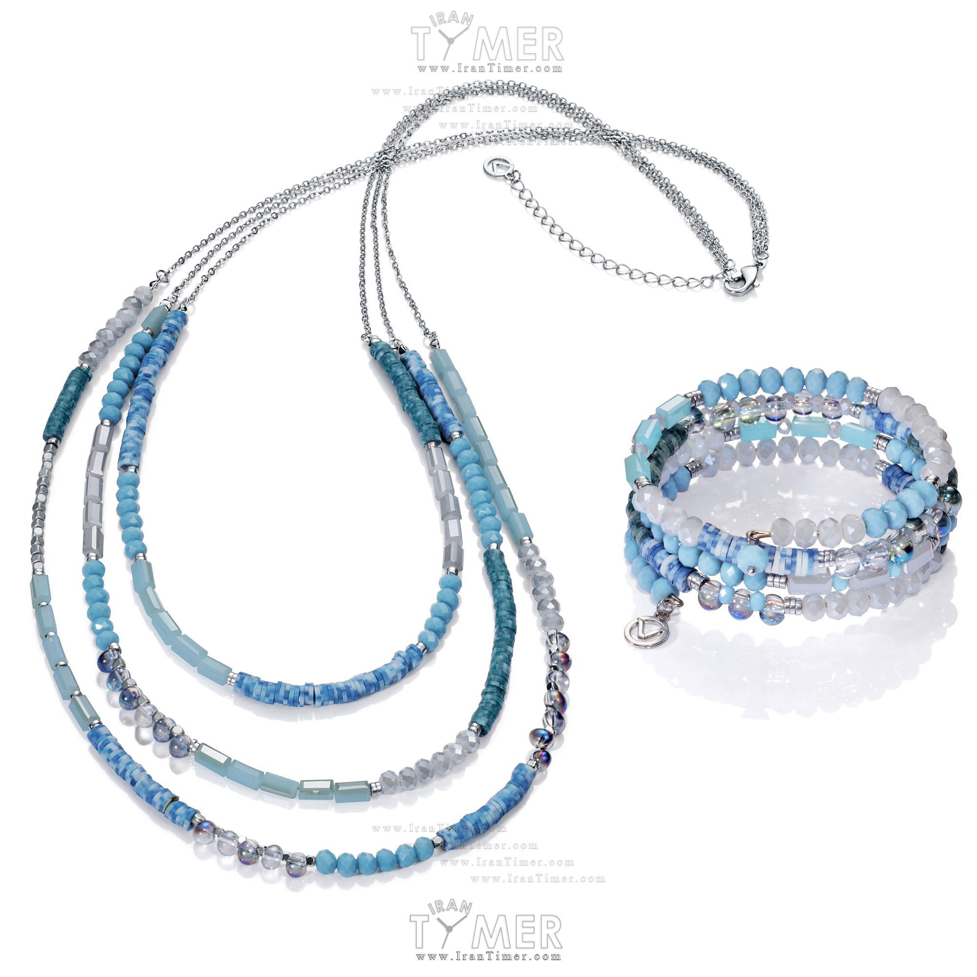 قیمت و خرید ست گردنبند دستبند بسته (النگو) زنانه ویسروی(VICEROY) مدل 41003C01014-SET فشن (ست لباس) | اورجینال و اصلی