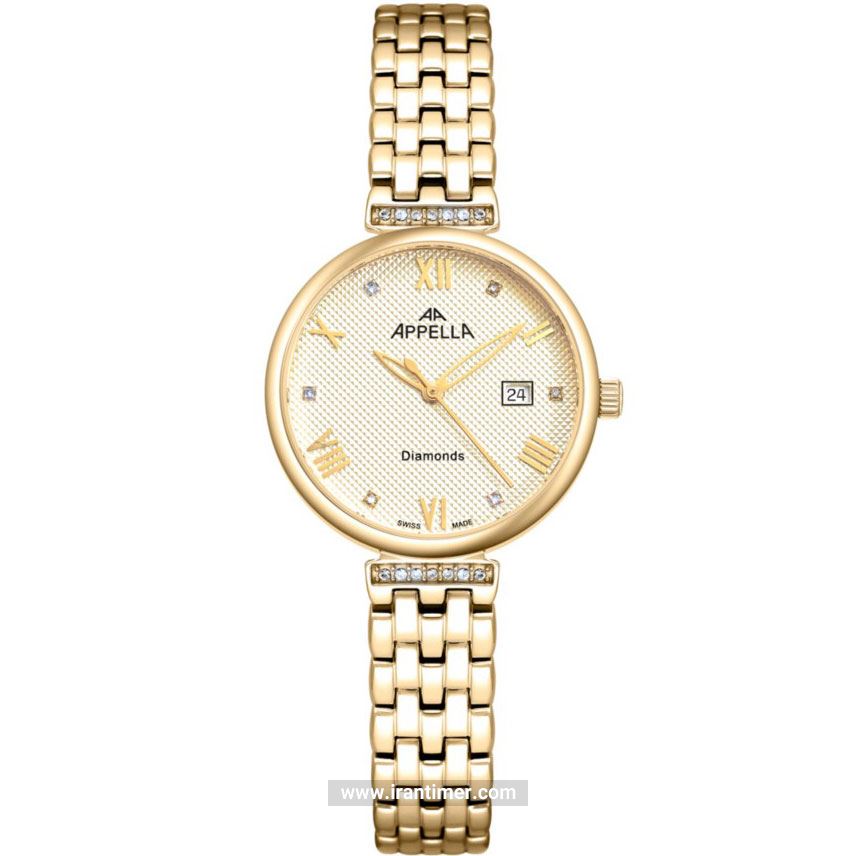 قیمت و خرید ساعت مچی زنانه اپلا(APPELLA) مدل L50006.1181DQ کلاسیک | اورجینال و اصلی