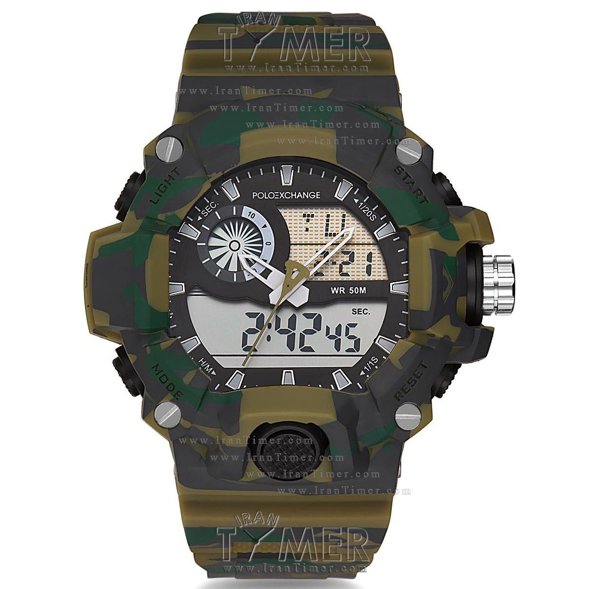 قیمت و خرید ساعت مچی مردانه پولو اکسچنج(POLO EXCHANGE) مدل PX-DR340ADM-03 اسپرت | اورجینال و اصلی