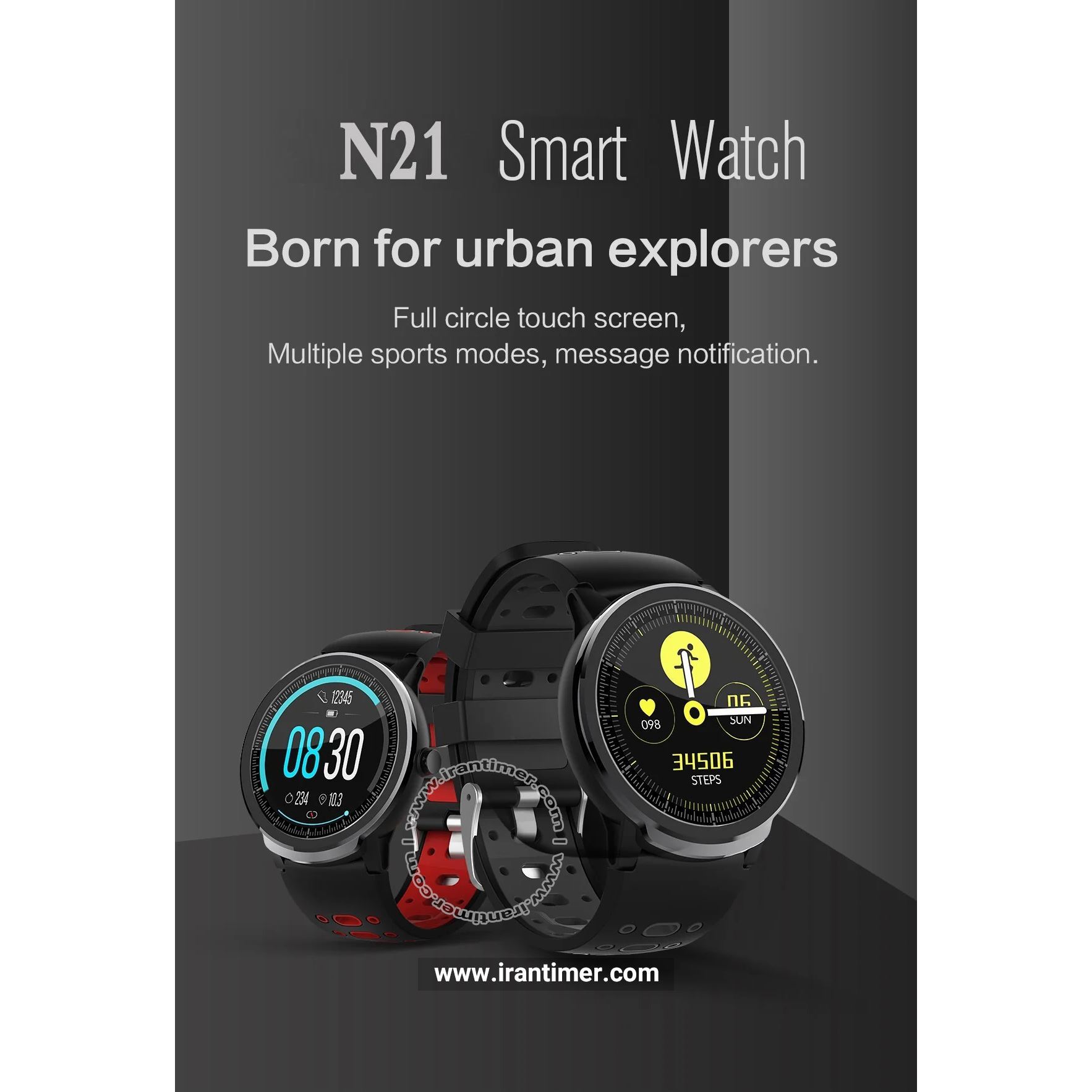 قیمت و خرید ساعت مچی مردانه نورث اج(North Edge) مدل N 21 Black اسپرت | اورجینال و اصلی