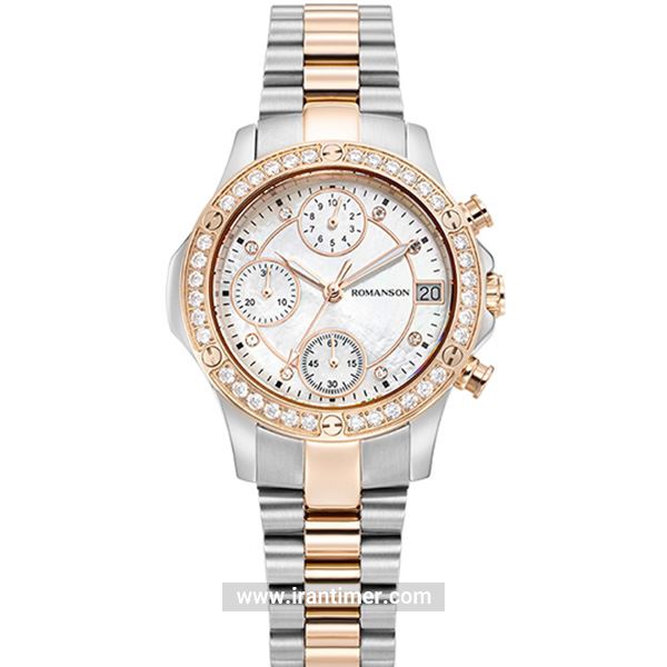 قیمت و خرید ساعت مچی زنانه رومانسون(ROMANSON) مدل RM7000QLJJM16R-W فشن | اورجینال و اصلی